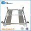 Warehouse steel rack with removable posts