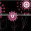 3pannels flowers 3d abstract canvas art oil painting wall art painting B-403