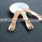 cute rabbit shaped design children small spaghetti wooden spoon