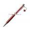 Metal and Copper Material Key Chain Crystal pen with Pen Box Gift Set