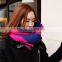 Latest Design Winter Warm Gradient Color 100% Acrylic Knitted Ladies Fashion Scarf