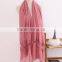 Wholesale New Plain Cotton Muslim Women Fashion Scarf Lace Hijab                        
                                                Quality Choice