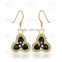 E1045 Wholesale Nickle Free Antiallergic White Real Gold Plated Earrings For Women New Fashion Jewelry
