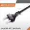 Brazilian standard plug UCIEE approved 3-pin Power cord plug
