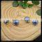 LFD-032E Gold Plated Pearl Pave Rhinestone Stud Earrings Jewelry Finding