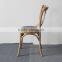 Provincial cross back dining chair/wedding chair/Antique classic cross back chair