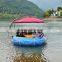 Leisure life raft with electric motor