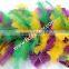 Wholesale Mixed Color Flat Turkey Ruff Fluffy 200g Feather Boas