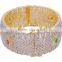Indian Ruby-Jade Stone Setting Party Wear Openable Bracelet