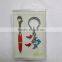 Different Lacquered Color Mini Ballpoint Pen With Keychain and Boots Keychain Packed in Gift Box