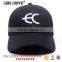 fashion embroidery black and white baseball hat