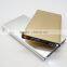 4300mAh super slim metal mobile phone power bank charger with LED Lamp