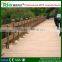 Manufactured from reclaimed timber powder wood plastic composite decking