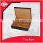 Fashionable compartments presentation tea box with nature color