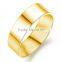 Factory Direct Price Fashion Design 18K IP Gold Ring Design for Couples