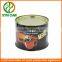 GPS oriental food pacakging tin can for coffee beans