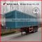 customizable tri-axle van truck trailer with side open with side open