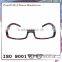 Irregular dots pattern and rectangle shape optical glasses