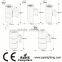 CE listed 16W outdoor wall mounted led wall pack lights