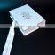 Luxury high gloss white cardboard box flap makers