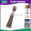 OIO Leather Puller With Zinc Alloy Slider In Metal Zipper
