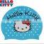 Hot selling sport custom printing silicone swim cap