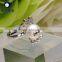 AAA quality freshwater pearl ring designs silver pearl gemstone ring