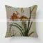 Wholesale latest design spring summer flower pastoral style cushion cover