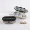 Promotion one day metal oval pill box with mirror