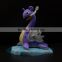 Plastic Purple Dragon Mascot Statue For Sale