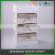 White 3 layer Bedroom Wood Furniture