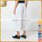 White woman lace cropped trousers