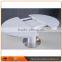 (120-160)*120*76 Extension High Gloss Stainless Steel Dining Table Designs