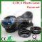 Fisheye Wide Angle Marco Lens Universal 3 in 1 Clip Lens For Smartphone Iphone Samsung Galaxy S4