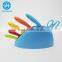 Colorful plastic knife display stand