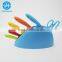 Shell shaped plastic knife holder
