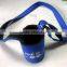 promotional insulated neoprene magnetic collapsible can cooler with hanyard