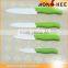 2015 Hot Sale Low Price Green Ceramic Knife Set