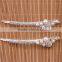 18K Gold Plated Pearl Butterfly Hairpins Woman/Girl's Austrian Crystal Hairwear Headdress Accessory Headwear