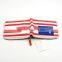 custom fashion casual style fabric canvas wallet