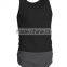 black grey fitness mens cotton tank top racerback tank tops