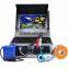 15M Cable 7" TFT LCD HD 800TVL Underwater Fishing Camera Kit Fish Finder Video System With 12Pcs Light with Sun shade