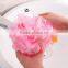 2016 newest cheap price Mesh bath flower/Shower Bath Ball /Bath Sponge Mesh Ball