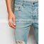 2015 stretch slim jeans ripped abrasions slimmer fit design ripped jeans men JXQ1056                        
                                                Quality Choice