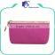 Customized zippered canvas bulk makeup bag cosmetic bag for girls