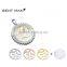 gold pendant designs women popular flower pattern simple stainless steel pendant