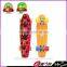 Mini cruiser plastic skateboard with water transfer printing