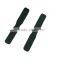 PVC injection on adhesive hook and loop for zipper puller