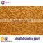 Eco-friendly 3d effect wood decorative wall panel for interior wall and ceiling decoration fireproof melamine laminate panel