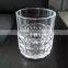 Pattern Carved 250ml Drinking Scotch Whisky Glass Cups
